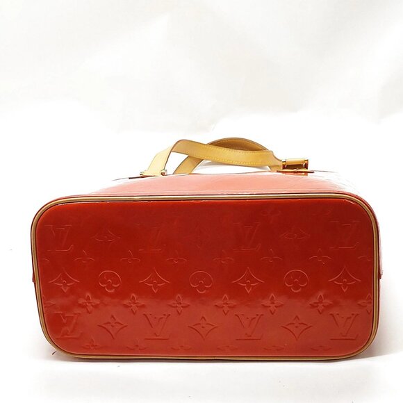 Louis Vuitton Houston Red Vernis Hand Bag mon621-101525 - Picture 9 of 16
